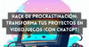 Hack de Procrastinación: Transforma tus proyectos en videojuegos (con ChatGPT)